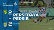Hasil Persib vs Persebaya Super League