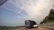 Kecelakaan Bus PO Haryanto di Tol Batang