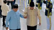Prabowo Rayakan Lebaran di Istana
