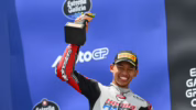 Veda Ega Pratama podium Moto3 Brasil