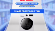Diskon Mesin Cuci Sharp Front Load