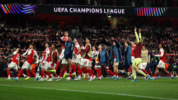 Selebrasi Arsenal di Liga Champions