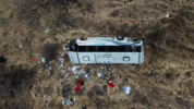 Kecelakaan bus wisata di Meksiko