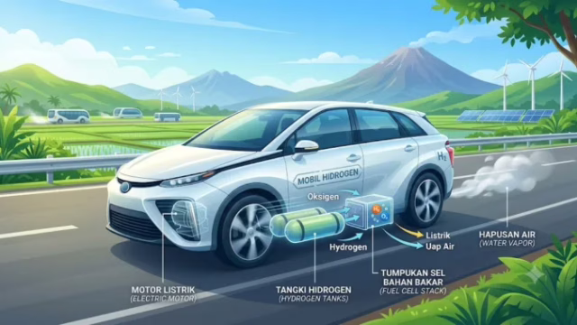 Mobil Hidrogen Saingi Mobil Listrik