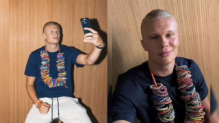 ikat rambut Erling Haaland
