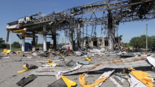 serangan drone Rusia di Ukraina