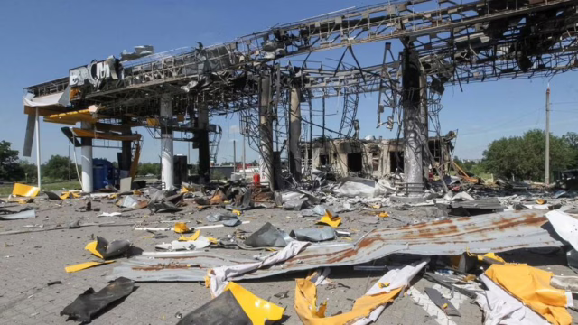 serangan drone Rusia di Ukraina