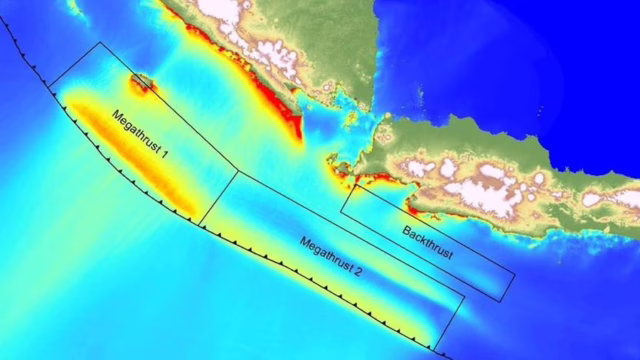 zona subduksi megathrust